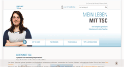 Desktop Screenshot of leben-mit-tsc.de